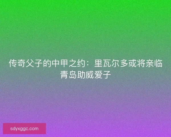 传奇父子的中甲之约：里瓦尔多或将亲临青岛助威爱子